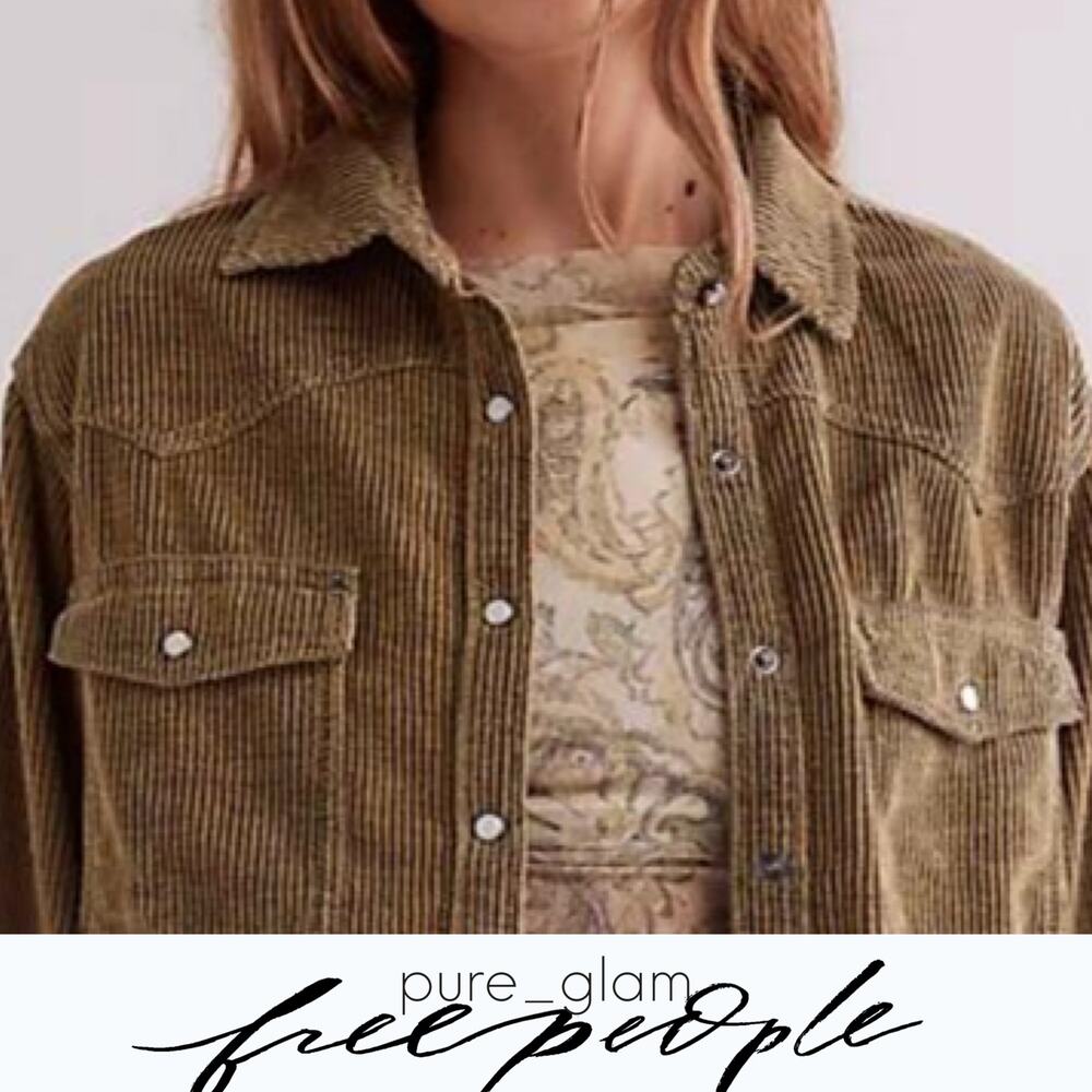Free People corduroy shirt - Picture 4 of 6